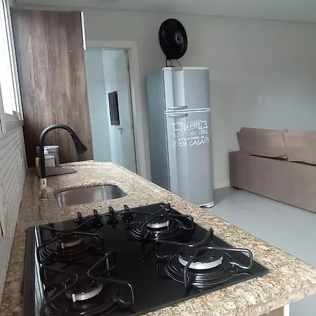Apartamento Flat No Centro - Passo De Torres Sc Pirataba Exterior foto
